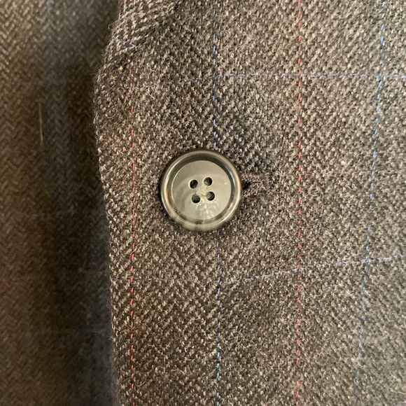 Macy’s Club Room Men’s Dark Gray Sports Coat (Size 40R) - Picture 3 of 8